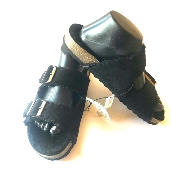 GAP Black Women's Sz 8 Clog / Mules | Buckle Slid-Slip On NWT - Picture 3 of 10